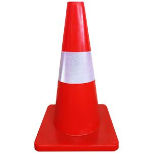 Hi-Vis Traffic Cone with Reflective Band 450mm