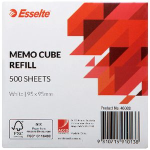 Esselte Memo Refill Blank