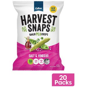 Harvest Snaps Salt & Vinegar 65g 20 Pack