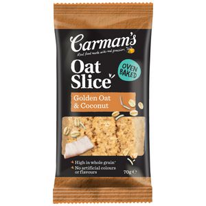 Carman's Golden Oat and Coconut Slice 70g