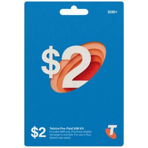 Telstra $2 Prepaid SIM Kit