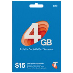 Telstra $15 Prepaid SIM Kit