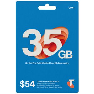 Telstra $54 Prepaid SIM Kit