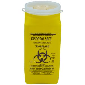 Brady Sharps Container 1.4L Yellow