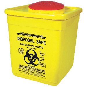 Brady Sharps Container 4.75L Yellow