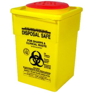 Brady Sharps Container 1.7L Yellow