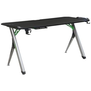 Typhoon Viper Gaming Desk 1500mm Grey