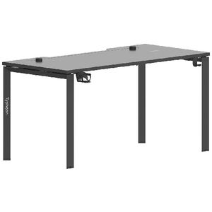 Typhoon Strike Fixed Height Gaming Desk 1500mm Black