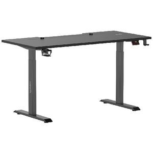 Typhoon Strike Electric Sit Stand Gaming Desk 1500mm Black