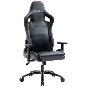 Typhoon Viper High-Back Racing Gaming Chair PU Black