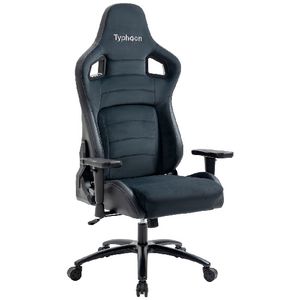 Typhoon Viper XL Gaming Chair Fabric Black