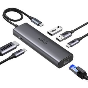 UGREEN 6-in-1 USB-C Hub Grey