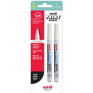 Extra Fine Uni Posca White Pens WHITE POSCA PAINT MARKER - Main Image