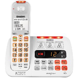 Uniden Sight and Sound Enhanced Cordless Phone SSE45W