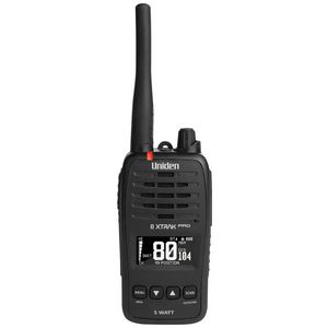 Uniden 5W Waterproof Smart UHF Radio XTRAK50 Pro Black