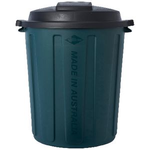 Willow Dome Bin 60L Green and Black