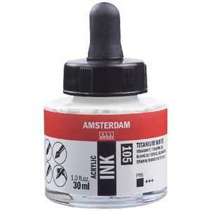 Amsterdam Ink 30mL Titanium White 105