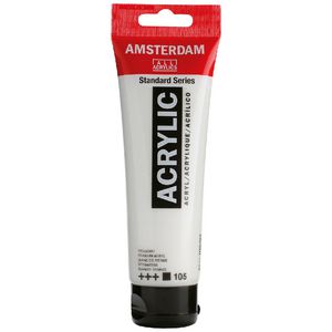 Amsterdam Acrylic Paint 120mL Titanium White 105