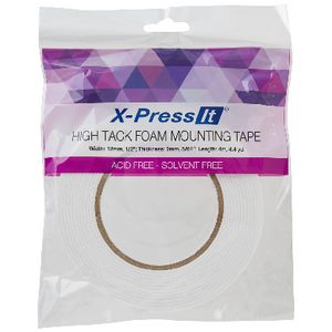 X-Press It High Tack Foam Mounting Tape 12mm x 4m