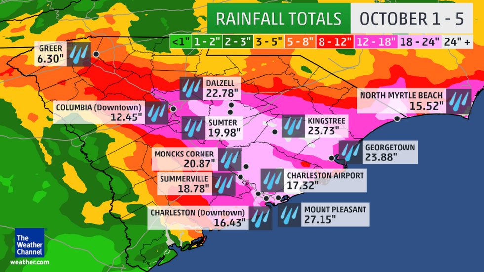 USA South Carolina flood toll rises, water moves towards new