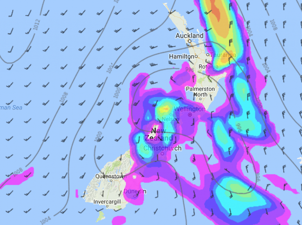 And the rain continues but ease it shall WeatherWatch New Zealand