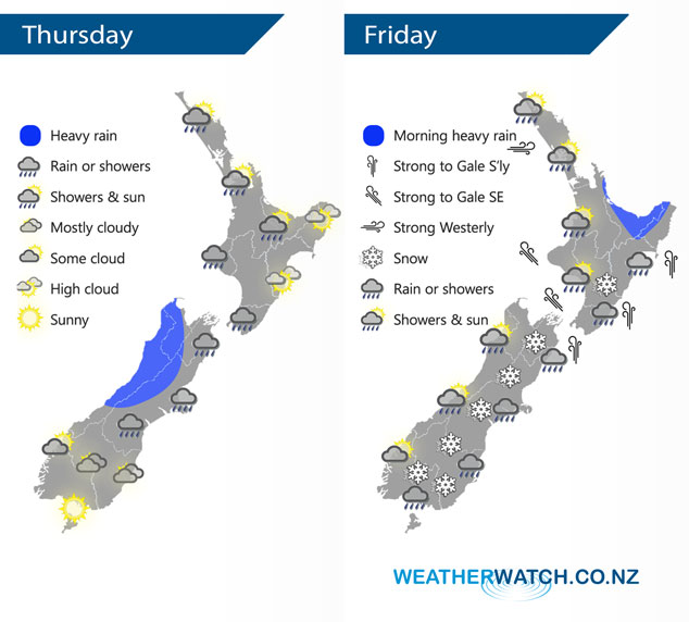 InfoGraphic The Big Picture for Thursday / Friday WeatherWatch New