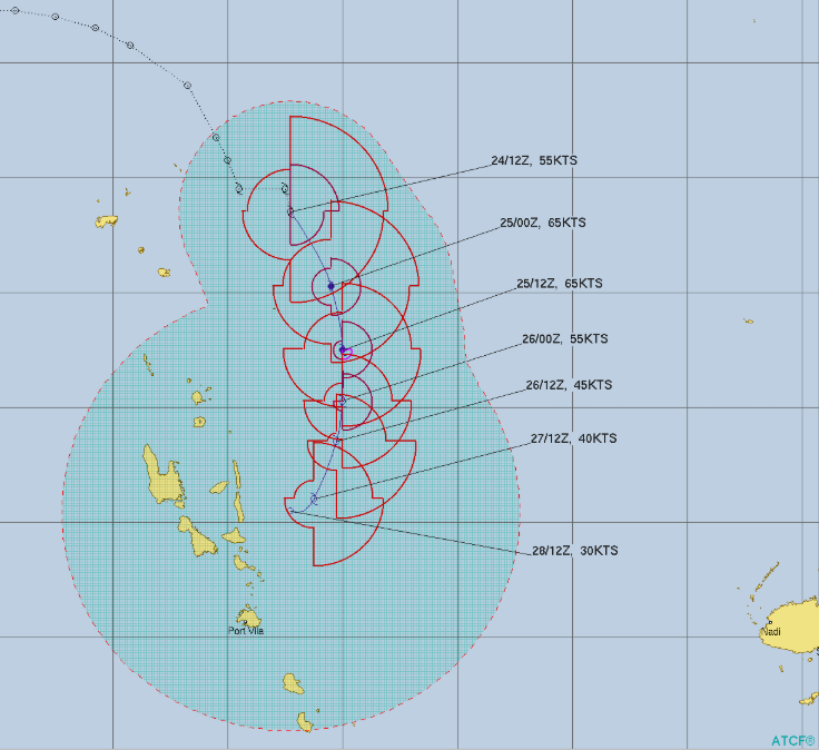 Cyclone Rita forms near Vanuatu, high pressure should block it from NZ