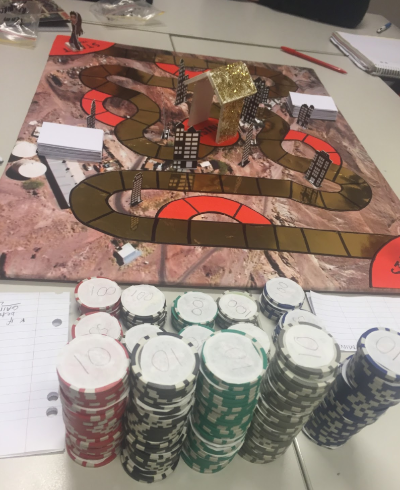 The game played by students in the unit
