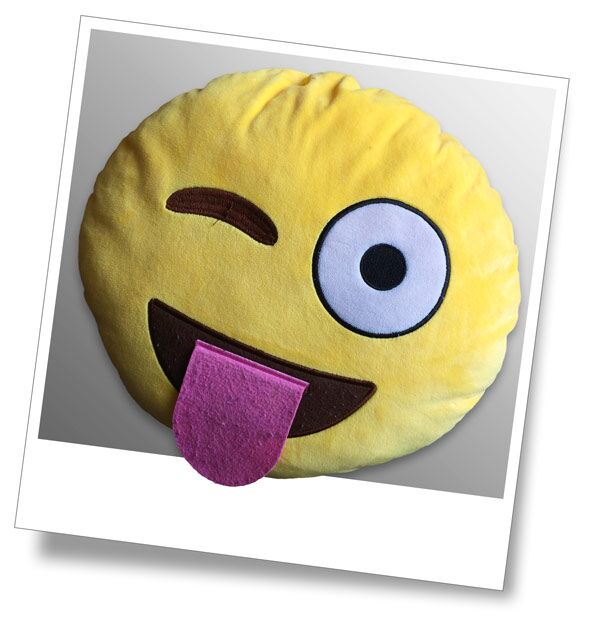 Emoticon cushion