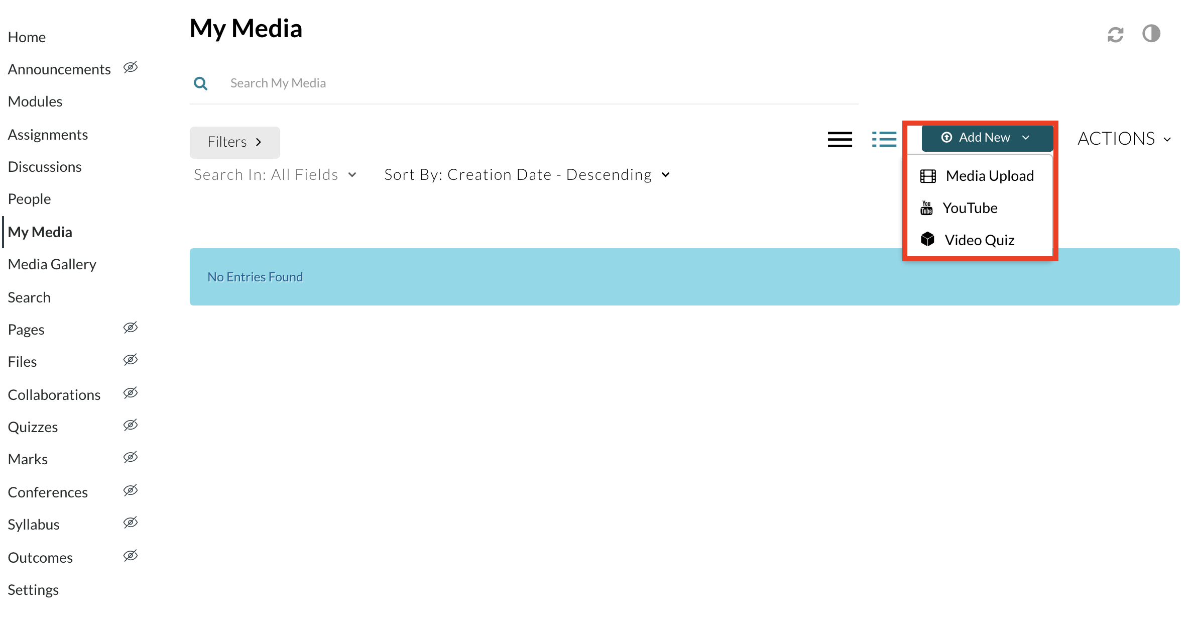 Uploading your media files with Kaltura My Media LX at UTS