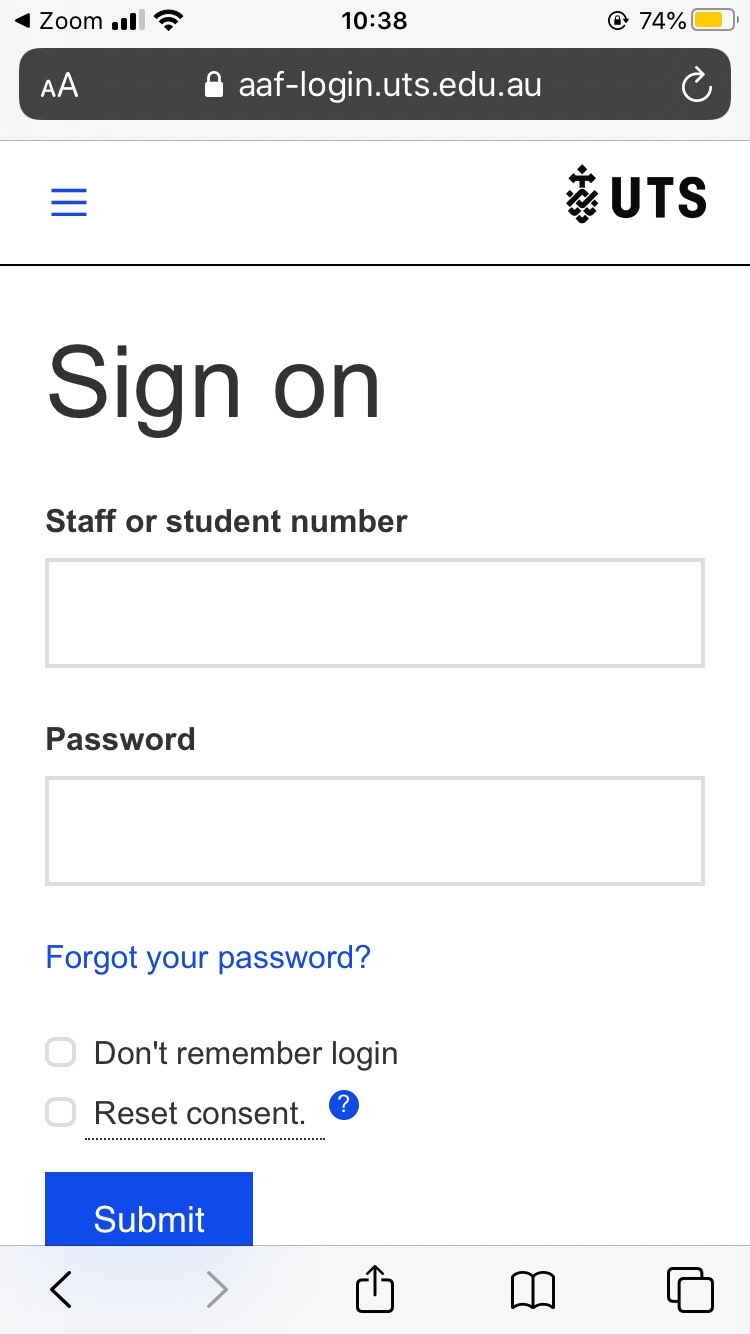 Using the Zoom app for desktop and mobile LX at UTS
