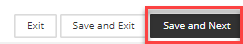 Select Save and Next to proceed to the next student.