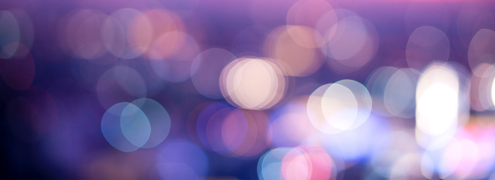 Blurred purple circles.