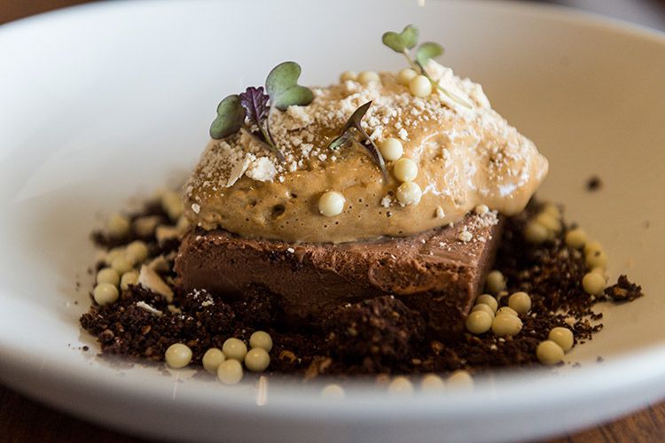 dark chocolate pave