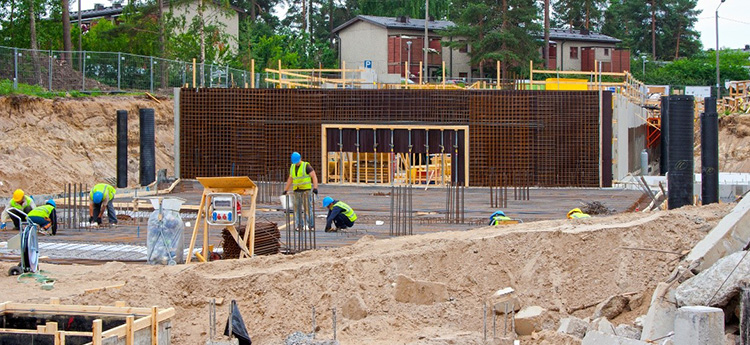 In male-dominated industries like construction, policies and facilities tend to be designed with men in mind.