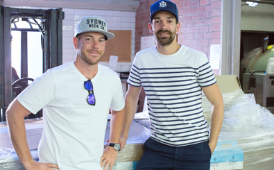 Sydney gets a beer to call its own (l-r) Sydney Beer Co.'s Matt Siely and David Maronese