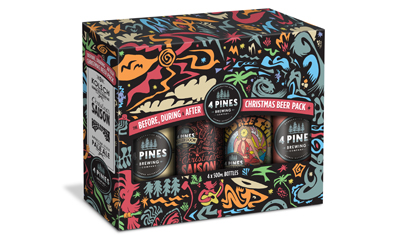 The 4 Pines Before, During & After Christmas beer pack