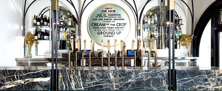 Inside new craft beer venue the Endeavour Tap Rooms Endeavour Taps Room