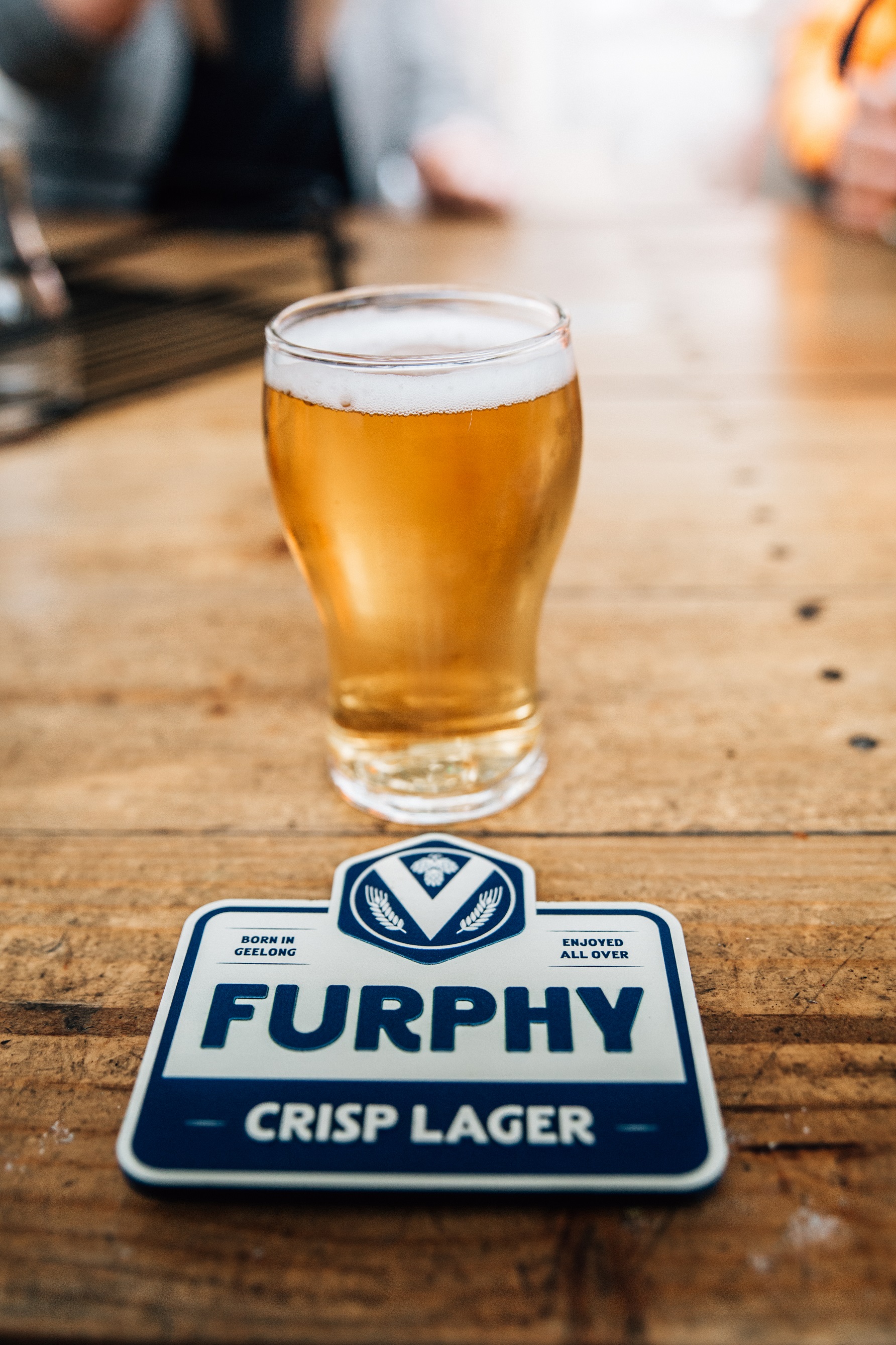 Furphy Crisp Lager Beer & Brewer