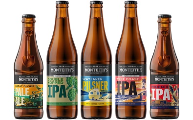 Monteith’s launch five new brews in Australia monteiths_5x