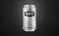 Lion plus league and surf legends launch brewery Steel City Full Strength Lager 355mL Front