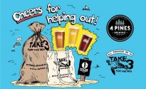 4 Pines give away beer for a good cause 4Pines_VenuePoster_Take3CleanUp_A4_FA