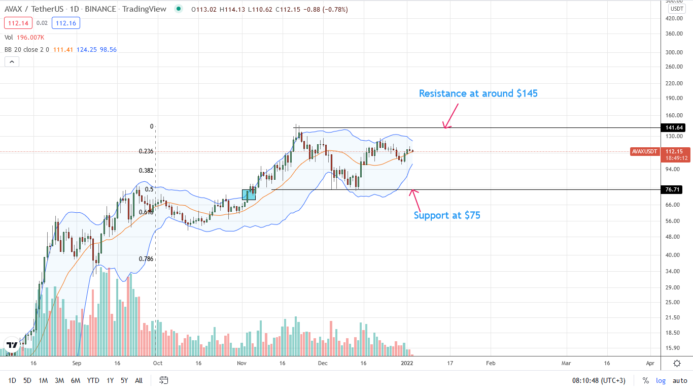 Avalanche Daily Chart for January 3