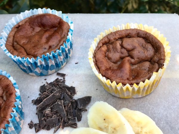 Double Choc Banana MUffins Decadent Double Choc Banana Muffins