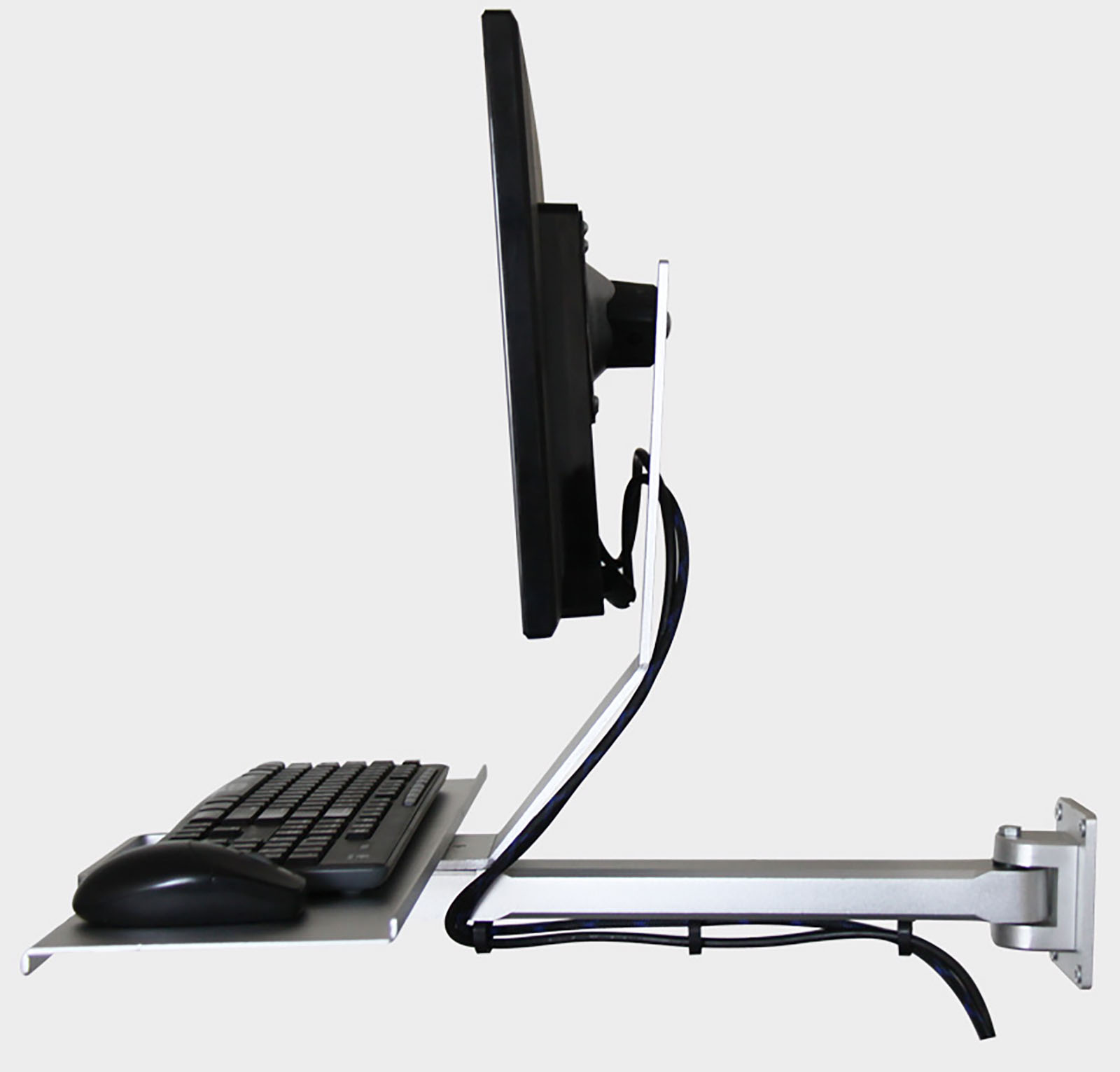 Wall-mounted Universal LCD Monitor Standing Workbench Bracket Rack ...