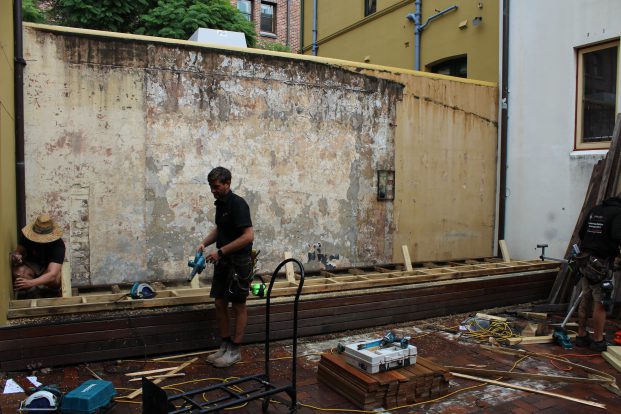The Observer Hotel, Beer Gaarden Blitz underway