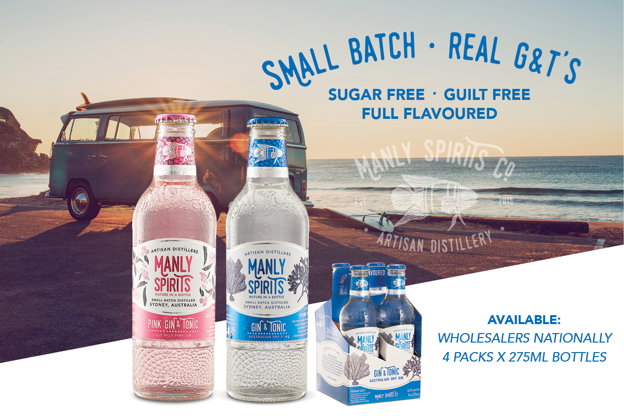 Manly Spirits Launches Gin & Tonics The Shout