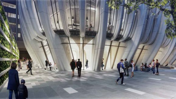 600 Collins Street base and plaza. Image: ZHA Apartments galore set to breathe new life into the western CBD