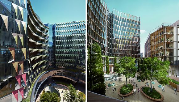 The ensemble of buildings are arranged around a central 'Oculus.' Images: Woods Bagot Construction commences on University of Melbourne's Melbourne Connect