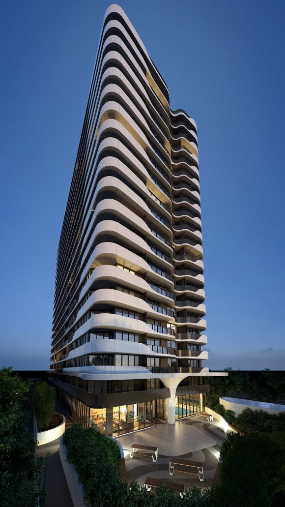 Queens Domain. Image courtesy dKO Queens Domain a showcase for quality apartment design
